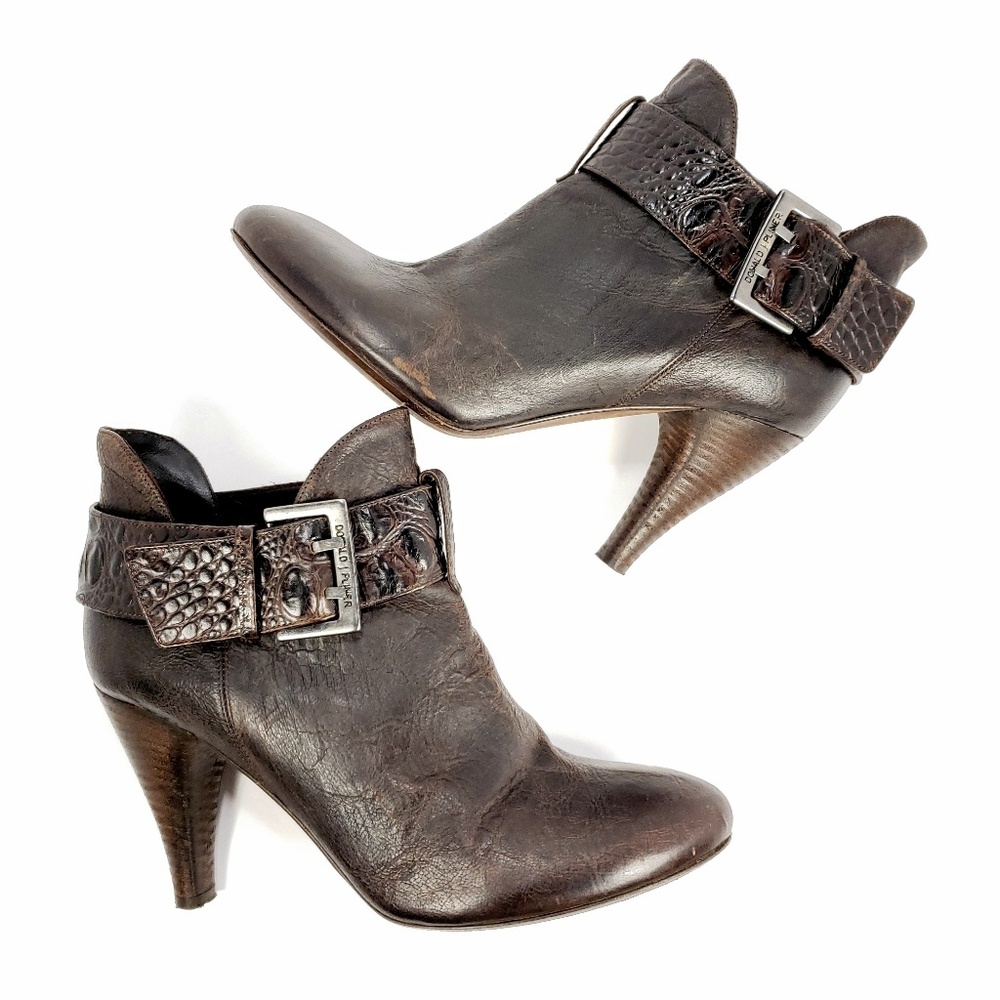DONALD J PLINER Rian Women Ankle Brown Boots sz8.5
